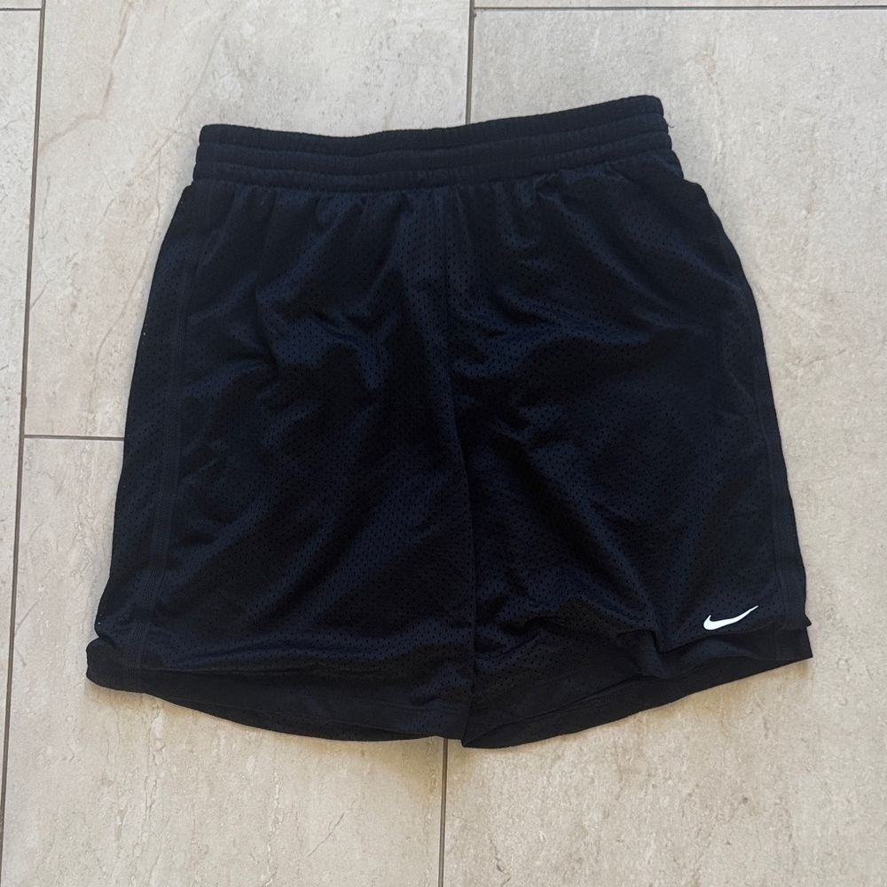 Black Nike Athletic Shorts with Logo